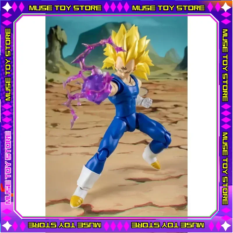 

Dragon Ball Z SHF Original Demoniacal Fit SHF 3 Vegeta Vader Royal Blood Action Figure Toy Model Gift