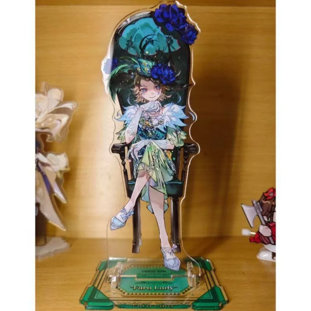 Popular Game Identity V Stand Figure about Evelyn More and Fire Investigator Halloween High Aesthetic Acrylic Plaque Decoration
