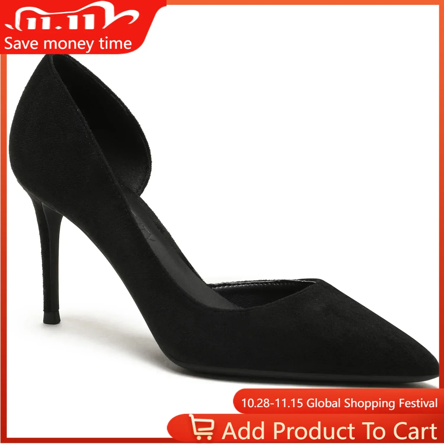 【Measure Your Feet Length Before Order】Elegant Luxry Designer Woman Pumps Sexy Fashion Thin High Heel Lady Office Shoe 28-CHC-33