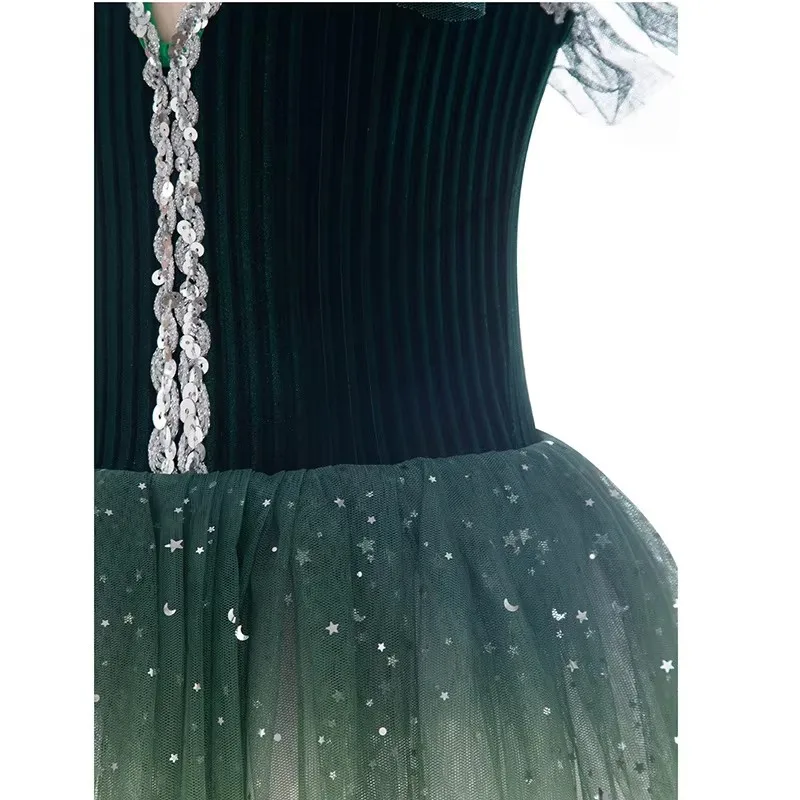 الفتيات الباليه المهنية توتو فستان الأرجواني الكبار بحيرة البجع فطيرة راقصة الباليه المرحلة ازياء الرقص رداء رقص الباليه توتو فستان