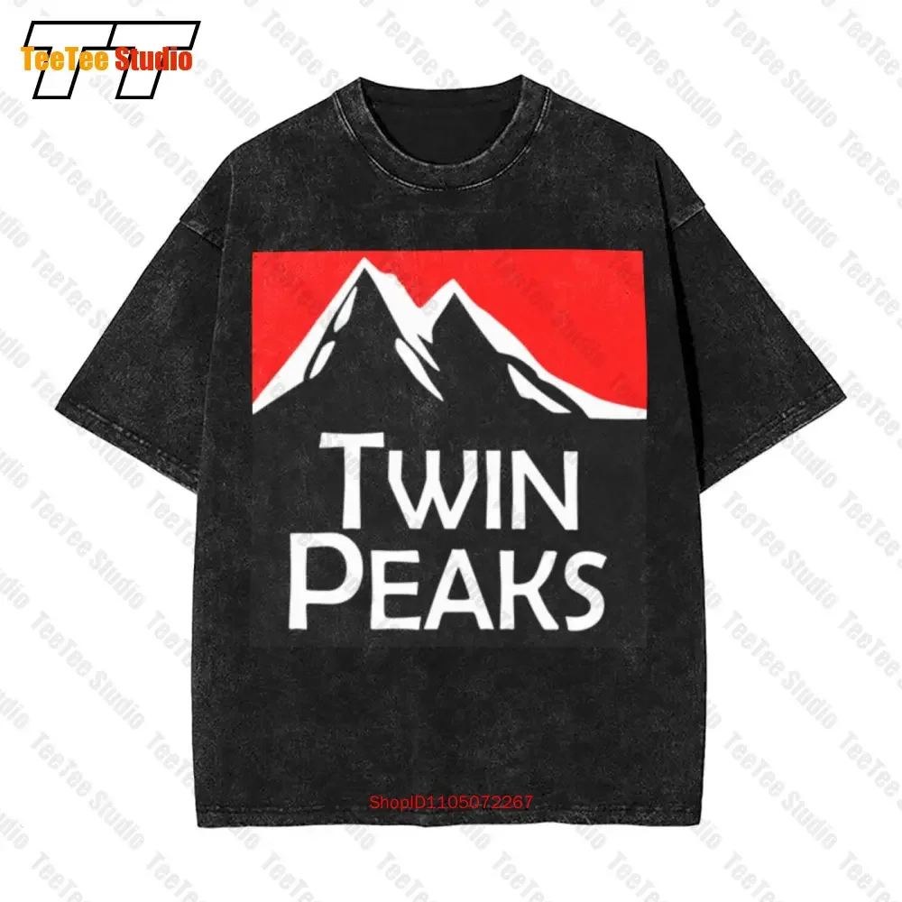 

Gx1000 Мужская винтажная футболка большого размера Twin Peaks, черная, большая, Nwt Last One Left 3QV4