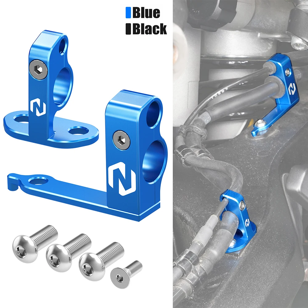 Motorcycle Rear Brake Line Hose Snap Clamp for Yamaha Tenere 700 XTZ700 2019-2024 Tenere 700 Rally 2020-2024 T700 World Raid 22