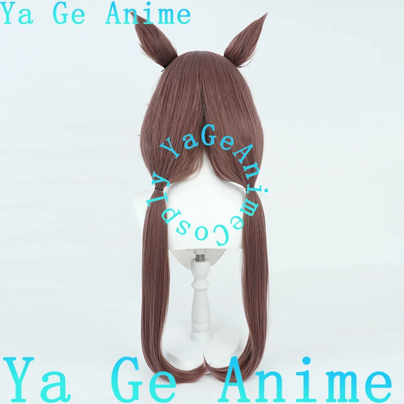 Cosplay WigUma Musume Pretty Derby Yamanin Zephyr Cosplay Peruca Orelhas E Cauda Cavalo Corrida Menina Jogo Realidade Show Personagem Peruca
