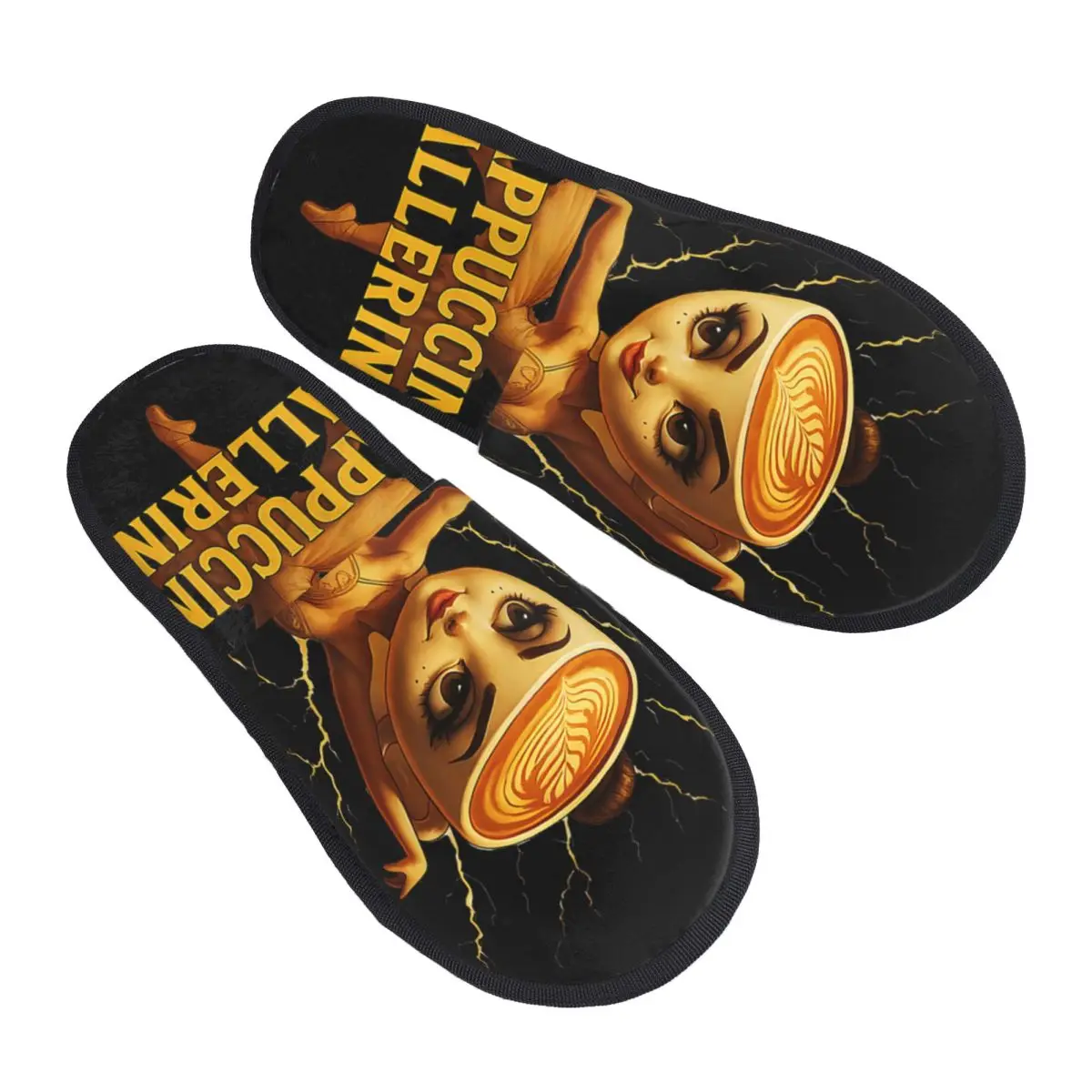 

Ballerina Capuchina Italian Brainrot Tung Tung Tung Sahur House Slippers Women Comfy Memory Foam Slip On Bedroom Slipper Shoes