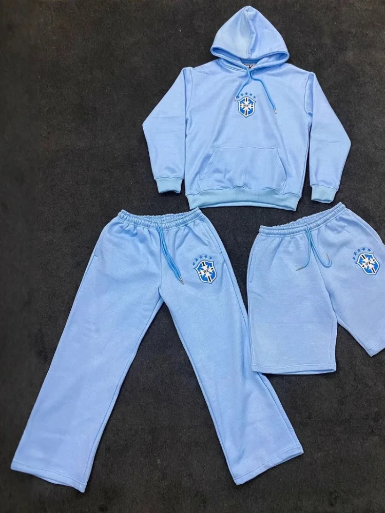 Y2k inverno punk hip-hop na moda bordado padrão casual versátil cordão cintura jogging calças retas casal esporte