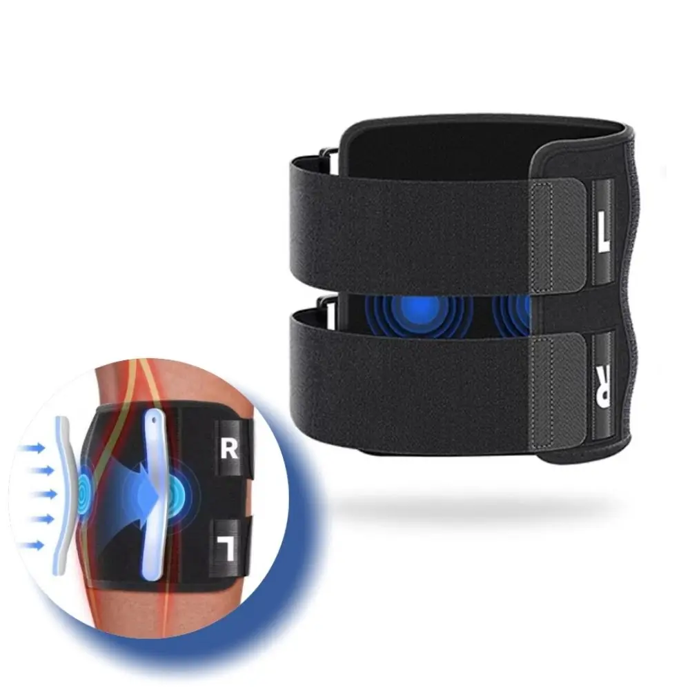 

Compression Sciatica Relief Devices Dual Pressure Pads Adjustable Sciatic Nerve Brace Lightweight Breathable Mesh Knee Pads