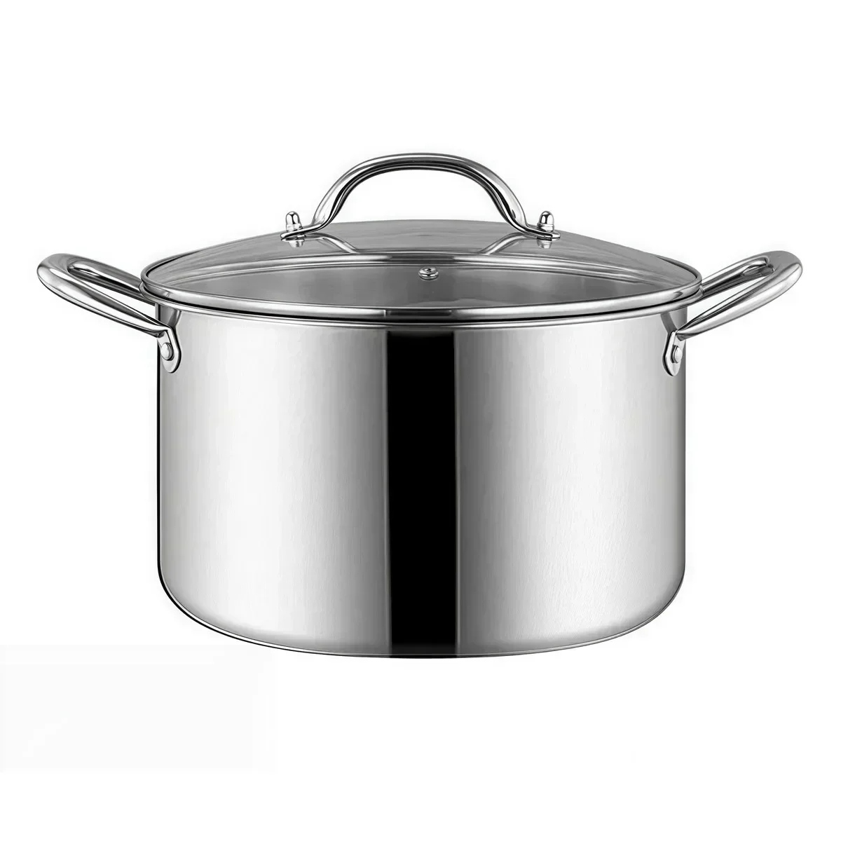 Induction Compatible Pot Cooking Pots With Lid Home Cooking Effective Cooking Design Glass Lid With Steam Vent
