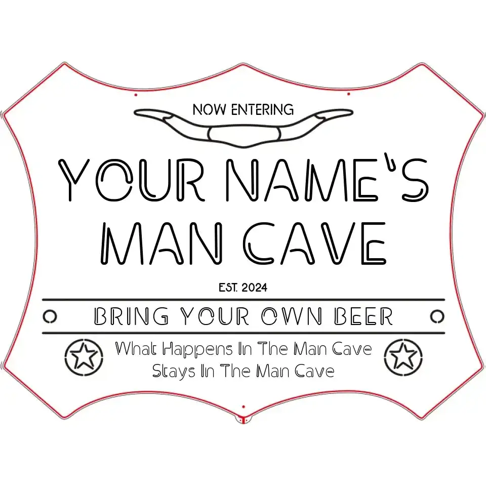 Personalized Your Name Name Man Cave Beer RGB Dynamic Glam LED Sign st06-fnd-pb2-tm