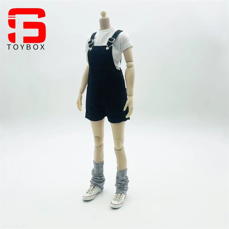 1/6 schaal trendy riem shorts kleding model geschikt voor 12 inch vrouwelijke soldaat actiefiguur lichaamspoppen