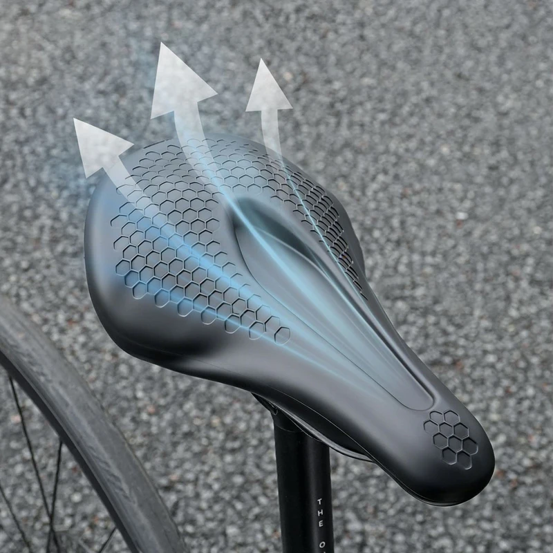 

SUKOU Cooling Bike Seat Cover, Breathable Silicone Saddle Cushion, Waterproof Dustproof Ultra Lightweight Pad for MTB Road Bike