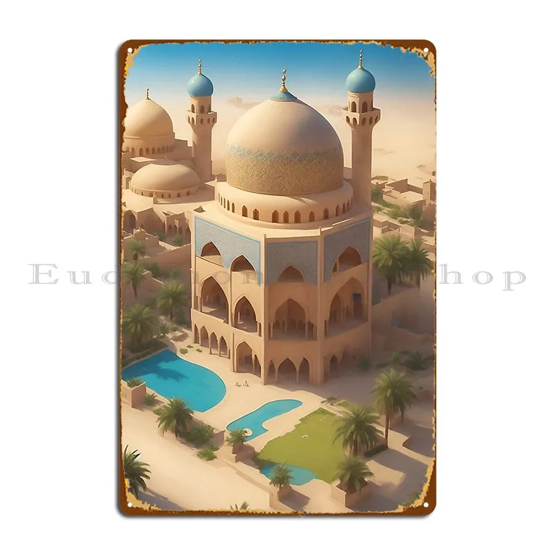 Arabia 7 Metal Sign Party Cinema Customized Wall Decor Wall Mural Tin Sign Poster