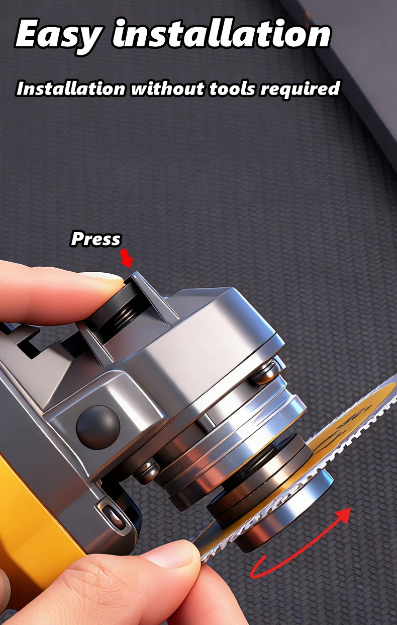 Anti-Lock Angle Grinder Metal Pressure Plate Replacement Inner Outer Flange Nut Set Tools for Angle Grinder