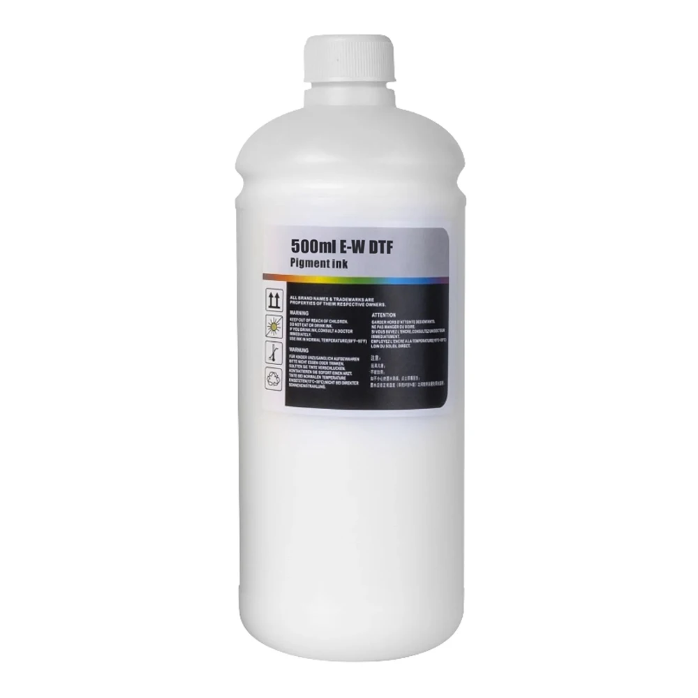 EP-DTF Ink 500ml Direct to Transfer Film Ink for Epson Print Head I3200 XP600 TX800 L1800 1390 L805 All DTF Ink Printing