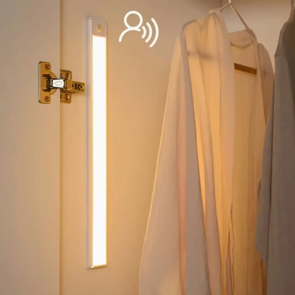 Ultra Thin LED Motion Sensor Cabinet Light Side illumination Closet Light LED Night Light Light up when people come