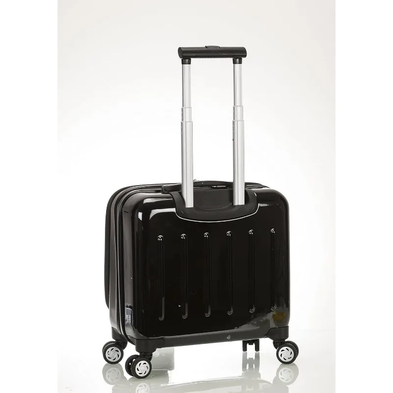 Revolution Hardside Rolling Computer Case, Black, Carry-On 17-Inch