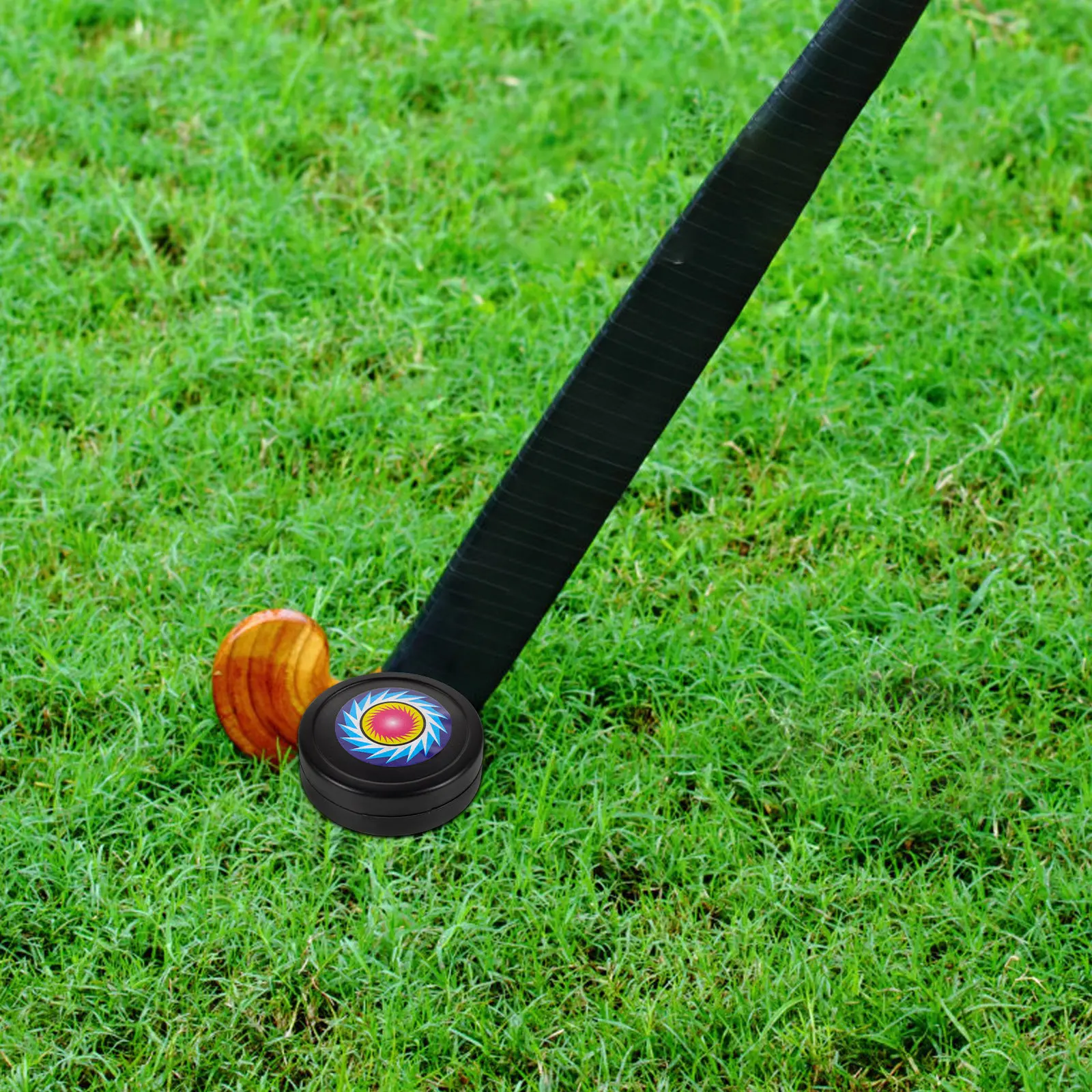 

6Pcs Floor Hockey Puck Versatile Indoor Outdoor Use for Kids Adults Practice Training Curling Street Hockey Games Black