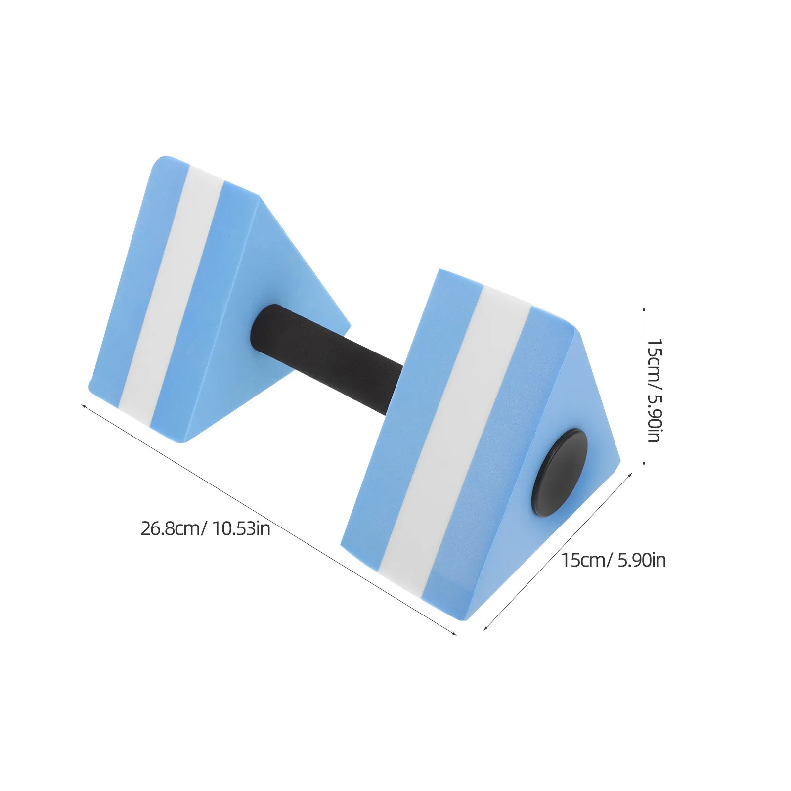 Pool Water Dumbbell Floating Ergonomic Weights for Joint-Friendly Exercise Muscle Training and Balance Improvement