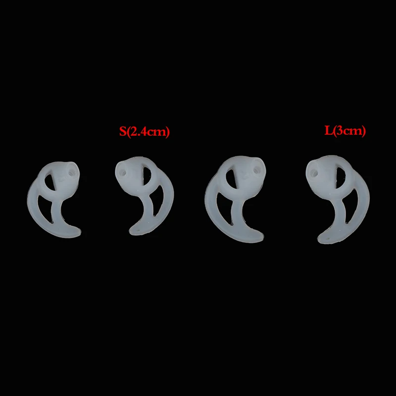 [MOA]Silicone Fin Ear Mold for Two Way Radio Earpiece Replacement Earmold Earbud[MOA]