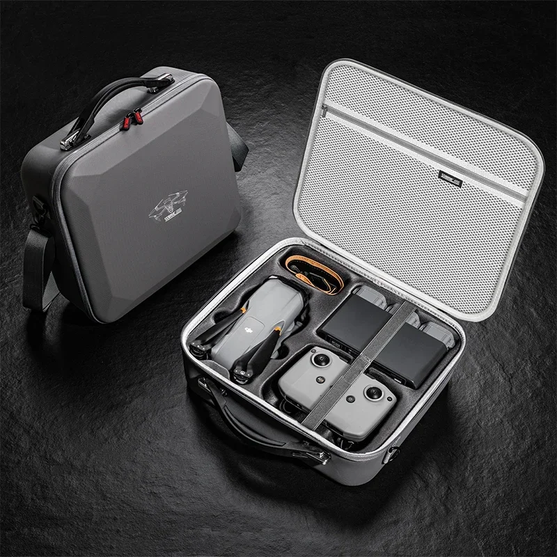 Carrying Case For DJI Air 3S Storage Case Portable Travel Shoulder Bag PU Handbag For DJI Mavic Air 3S Drone Accessories