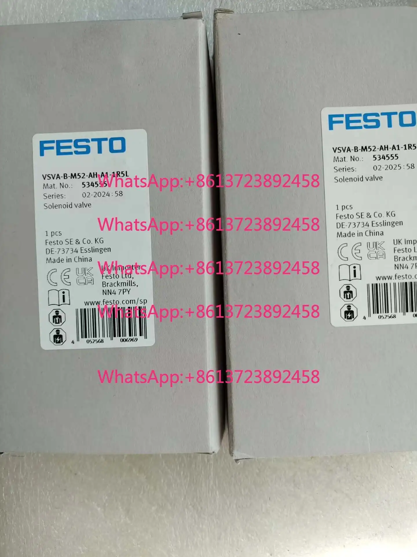 Festo FESTO solenoid valve VSVA-B-M52-AH-A1-1R5L 534555