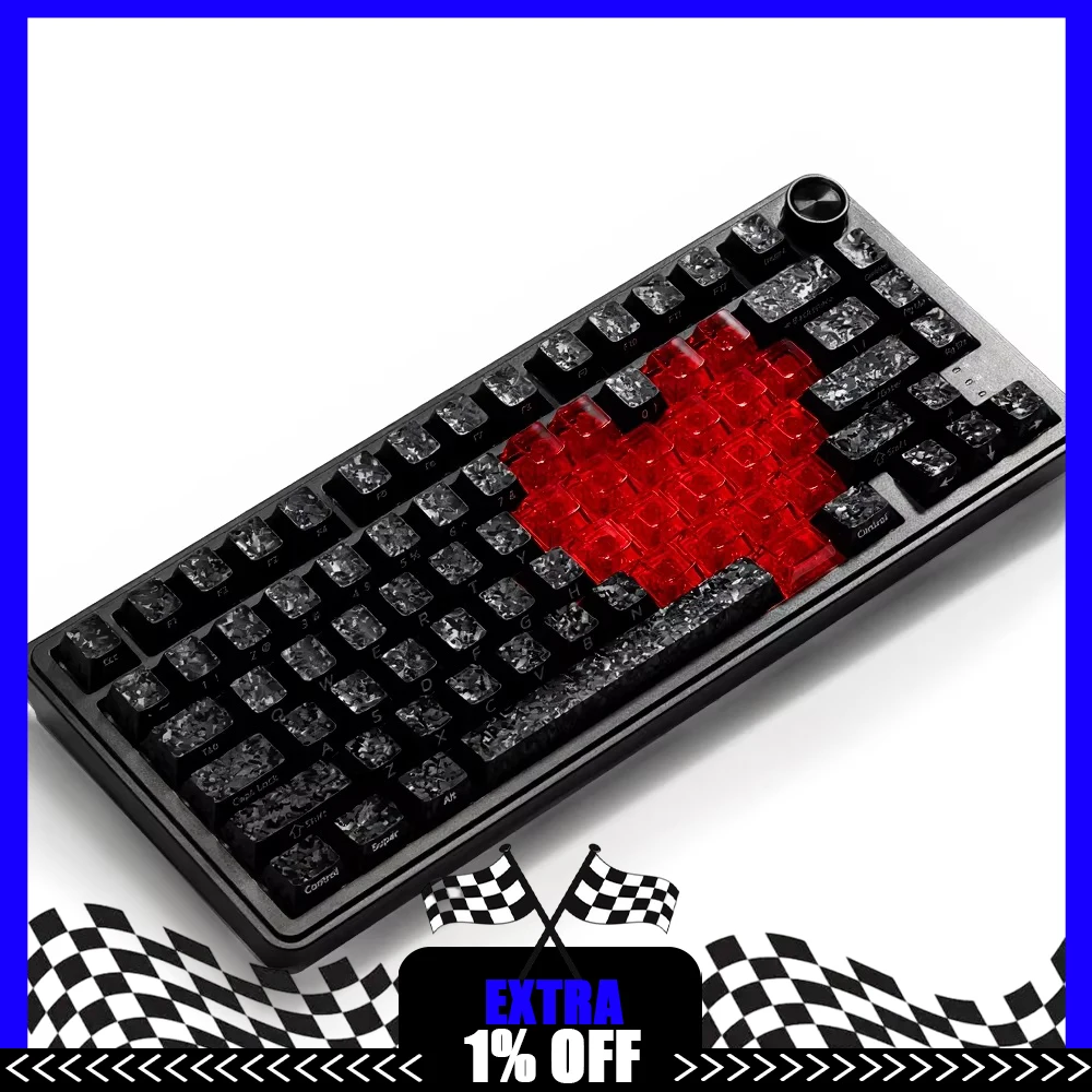 XVX Forged Carbon Grain PC Keycaps Injection Molding Screen Printing Keycap Original Factory Personalized Keyboard Keycaps PC