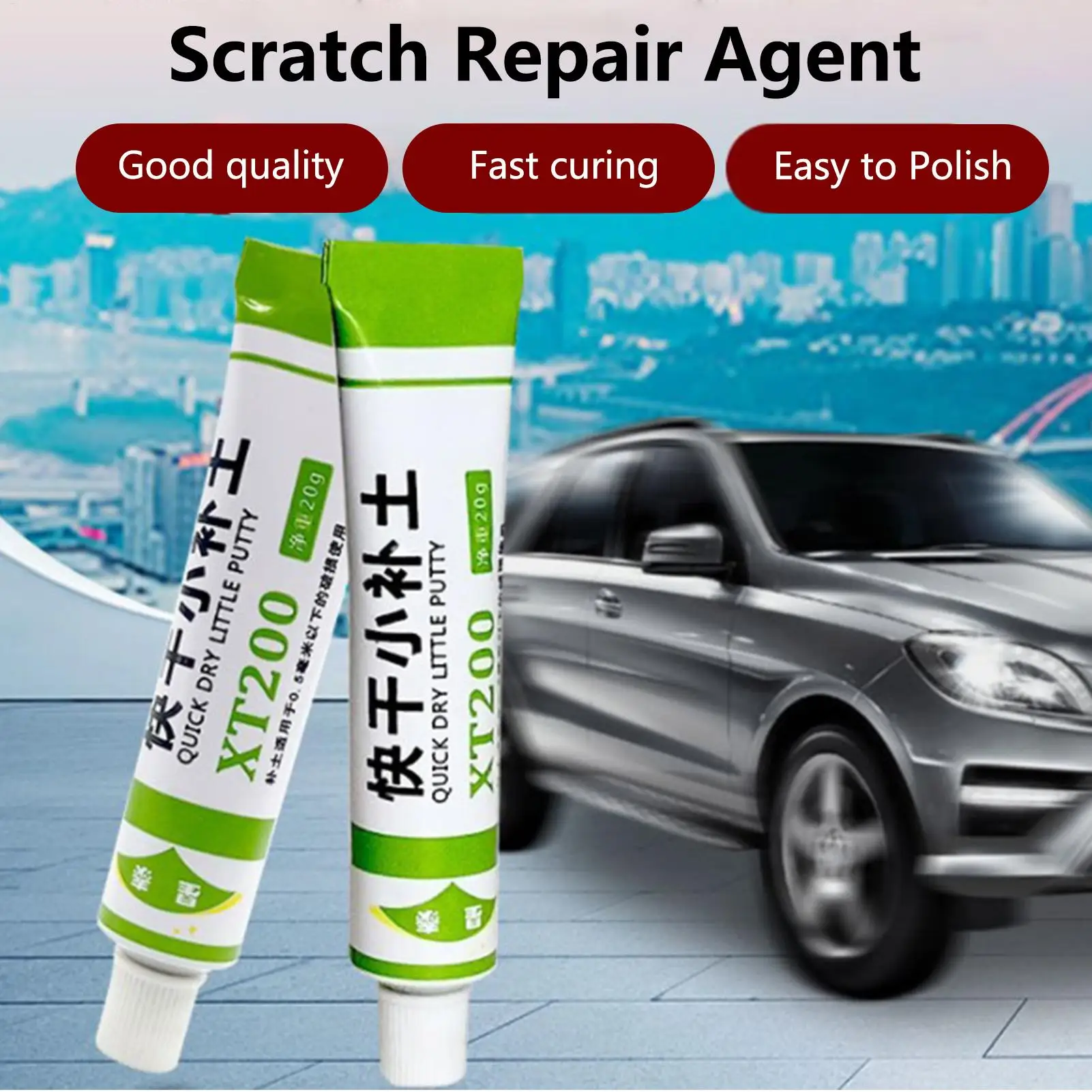 1pc Fiberglass Repair Paste Erase Car Scratches Quick Dry Little Putty Car Scratch Remover TouchUp Paste Fix Tool For Scratches