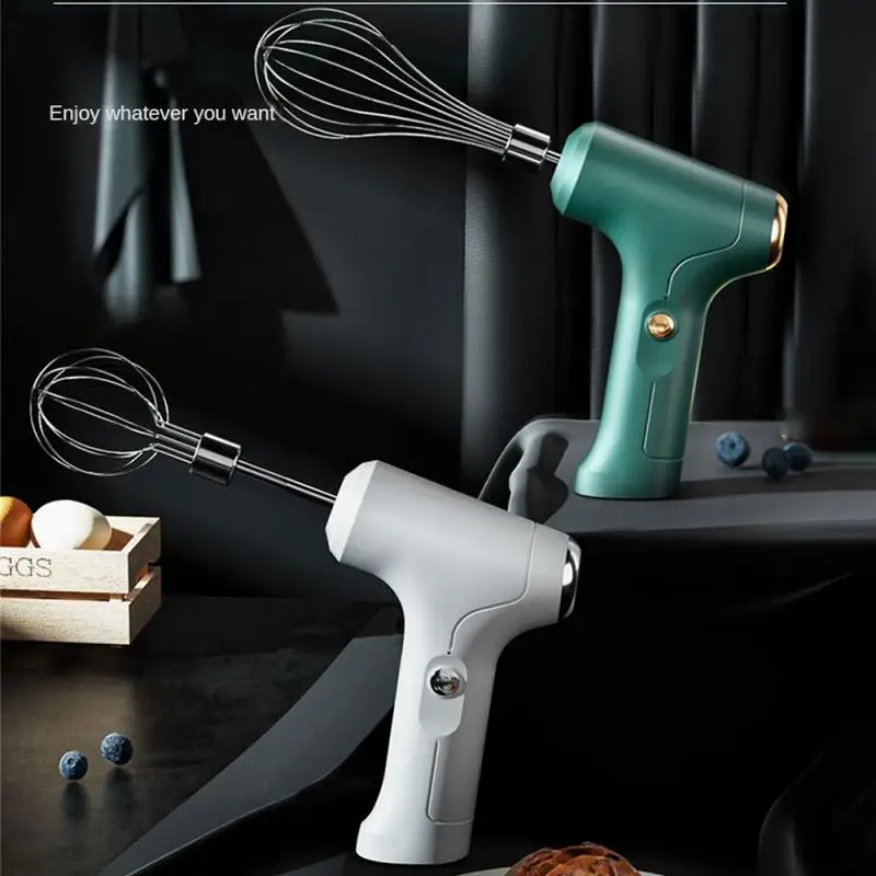 Wireless Mini Mixer Electric Food Handheld Whisk Mixer Egg Beater Kitchen Automatic Cream Food Cake Baking Dough Mixer