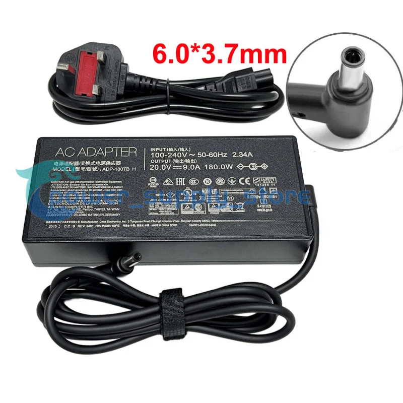 

180W 20V 9A Power Supply AC Adapter for ASUS TUF Gaming A17 FA706 TUF706IU-AS76