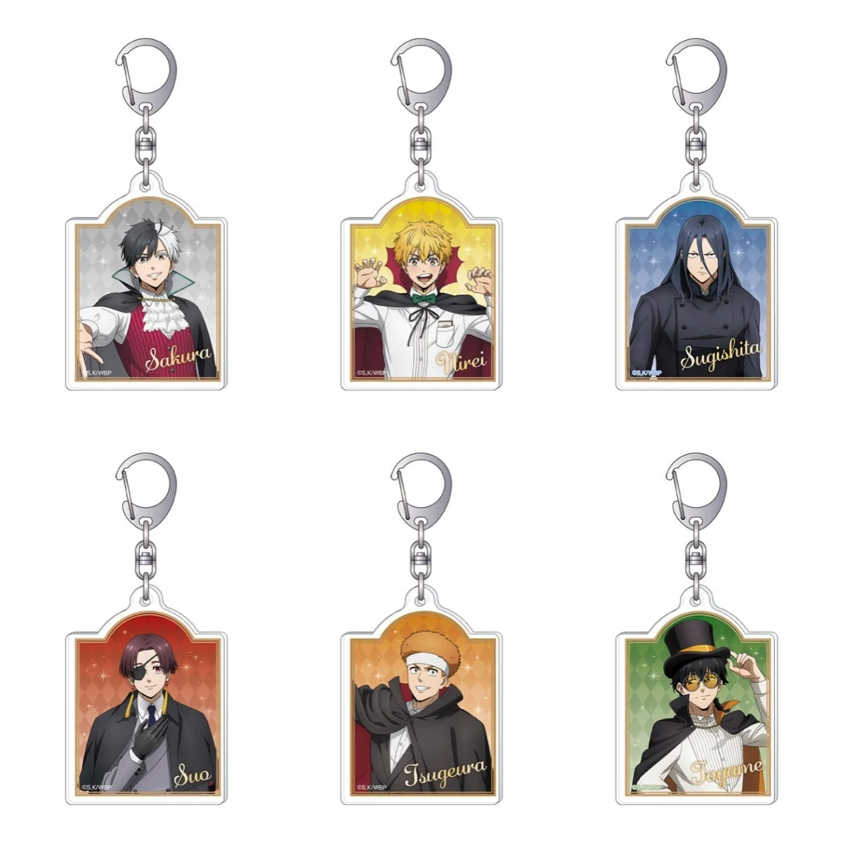Hot Anime WIND BREAKER Acrylic 6cm Keychain Pendant Bag Car Keychain Cell phone Accessories  present Firends Christmas Gifts