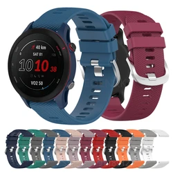 Silicone Sport Band Strap For Garmin Forerunner 255 255S 245 645 Vivoactive 4S 4 3 Venu 3 2 2s 2 Plus Watchband Correa Bracelet