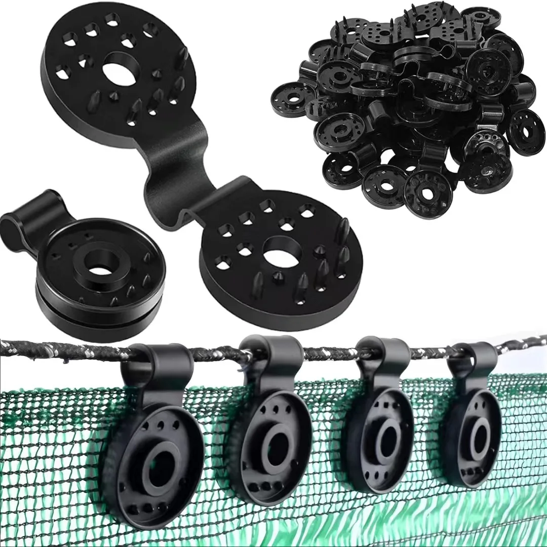 

20pcs Sun Shade Cloth Heavy Duty Lock Grip Clip Greenhouse Film Clip Agriculture Fence Sunshade Bird Net Clips Fix Clamps Tools