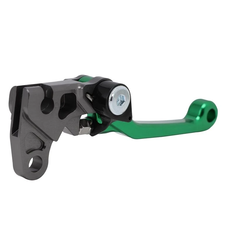 A96E-CNC For KLX 110 For KLX110 For KLX110L 2010-2023 Motorcycle Brake Lever Folding Levers Green