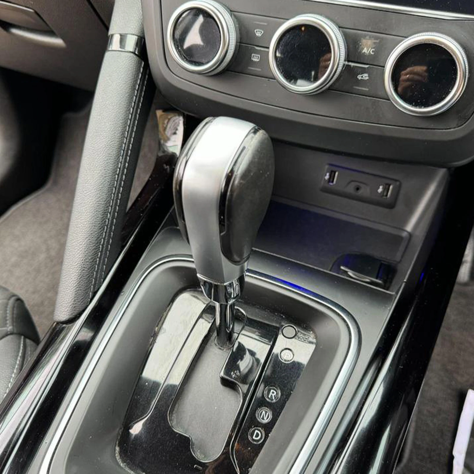 Weighted Automatic Gear Shift Knob Shifter Lever Handball For Renault Kadjar 2016 2017 - 2021 328652311R 328650419R 349206625R 6