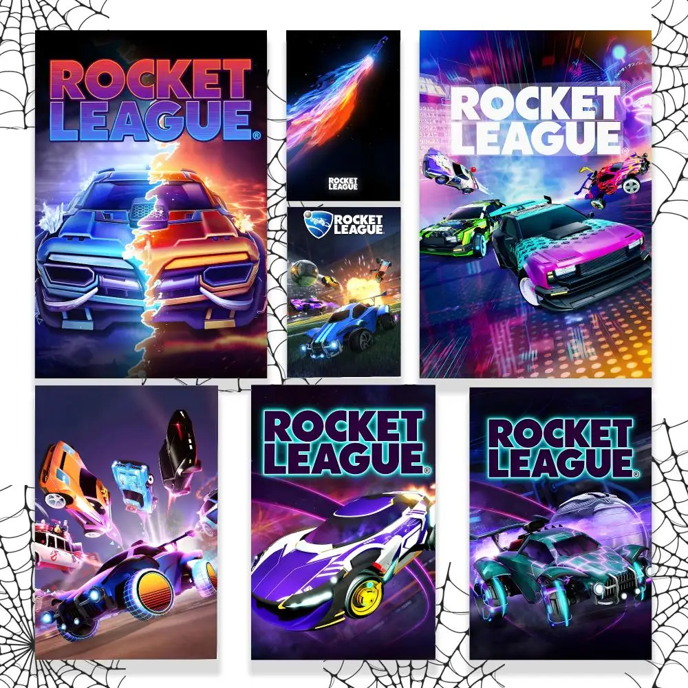 Game Rocket League Poster Graphic Wall Art Poster HD Waterproof PP Paper Print for Bedroom Living Room Office Decor Gift