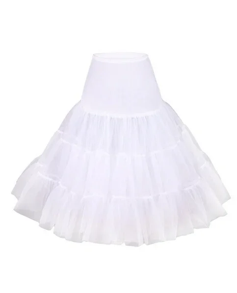 Jupon Court Bouffant en Organza pour Femme, Crinoline, Vintage, Patients, Mariage, Soirée, Cosplay, Sous-Jupe, Tutu, Rockabilly