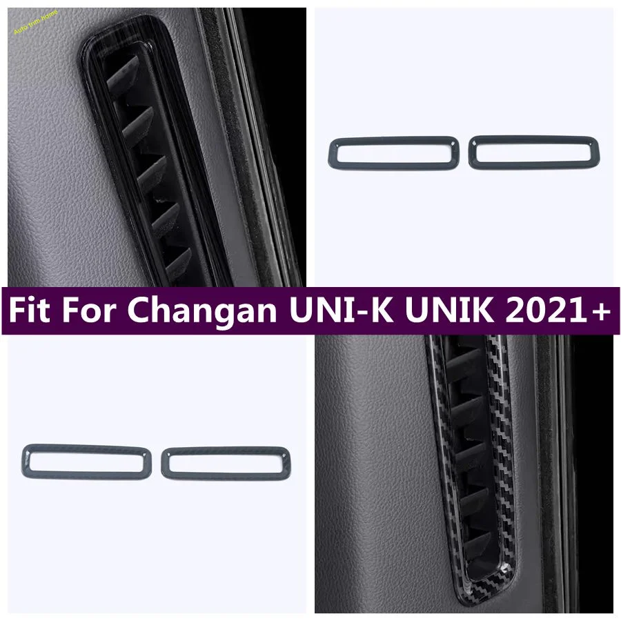 

Front Dashboard Upper Air Conditioning Vent AC Outlet Decoration Cover Trim For Changan UNI-K UNIK 2021 - 2024 Car Accessories