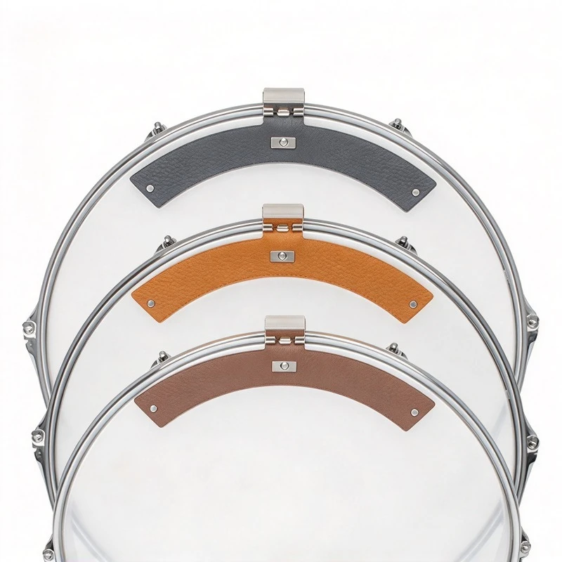 Drum Kit Magnetic Overtone Sticker Leather Snare Drum Silent Pad Professional Drums Set Dampening Pad Musical Instrument Parts