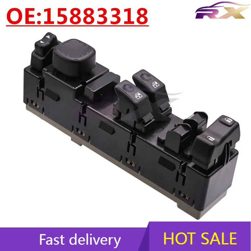 

OEM:15883318 Suitable For 2003-2007Chevy Silverado Automobile Windows Glass Lifter Button Switch