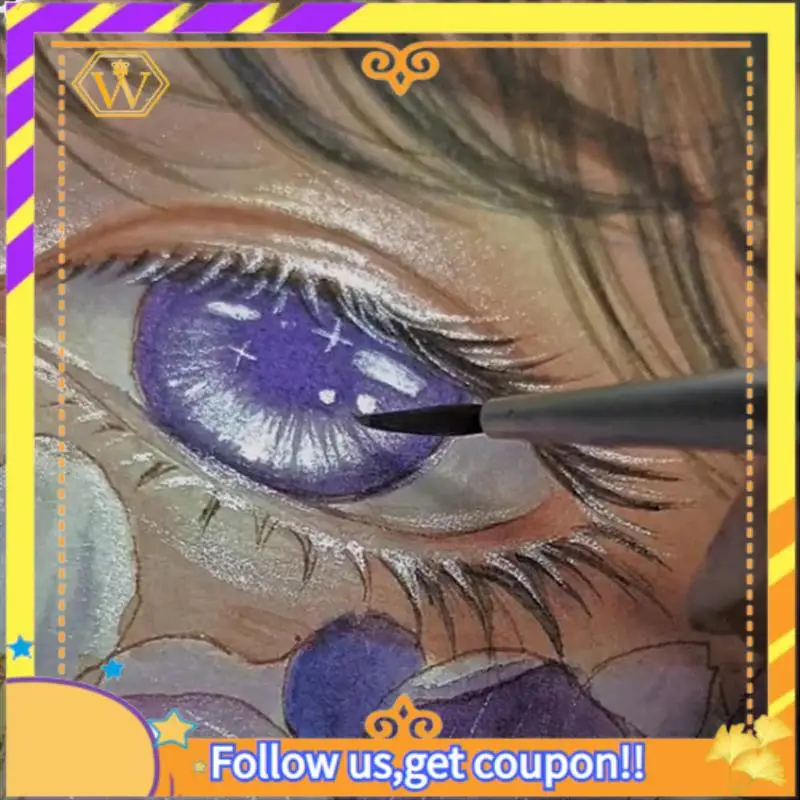 Latest-20 Colors Watercolor Painting Set Replacement Metallic Watercolor Paint Set, Glitter Watercolour Solid Paint Box (2.3ML-B