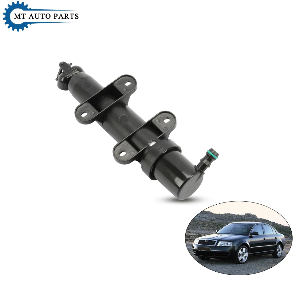 MTAP For Skoda Supurb 2001-2013 Headlight Headlamp Washer Nozzle Front Head Light Lamp Water Spray Jet 3U0955979 Left = Right