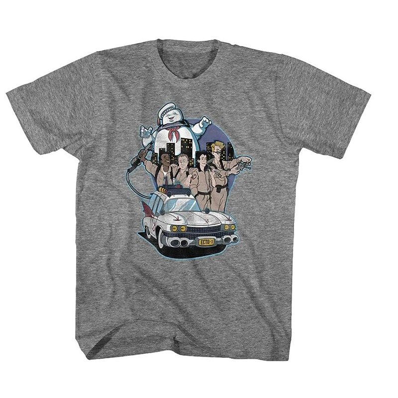 Rare 2016 Movie Collaboration Ghostbusters T-Shirt for Men T-Shirt Graphic Cotton Tee Printing High-end Luxury Unisex Style