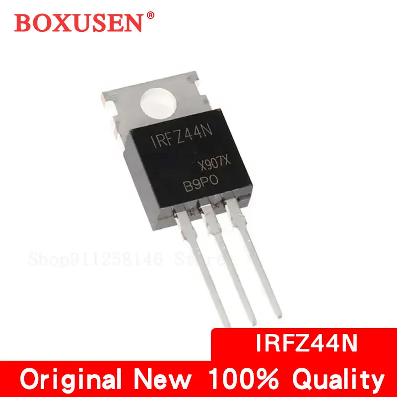 10PCS IRFZ44N TO220 IRFZ44NPBF IRFZ44 TO-220 60V 50A N-channel, field-effect transistor