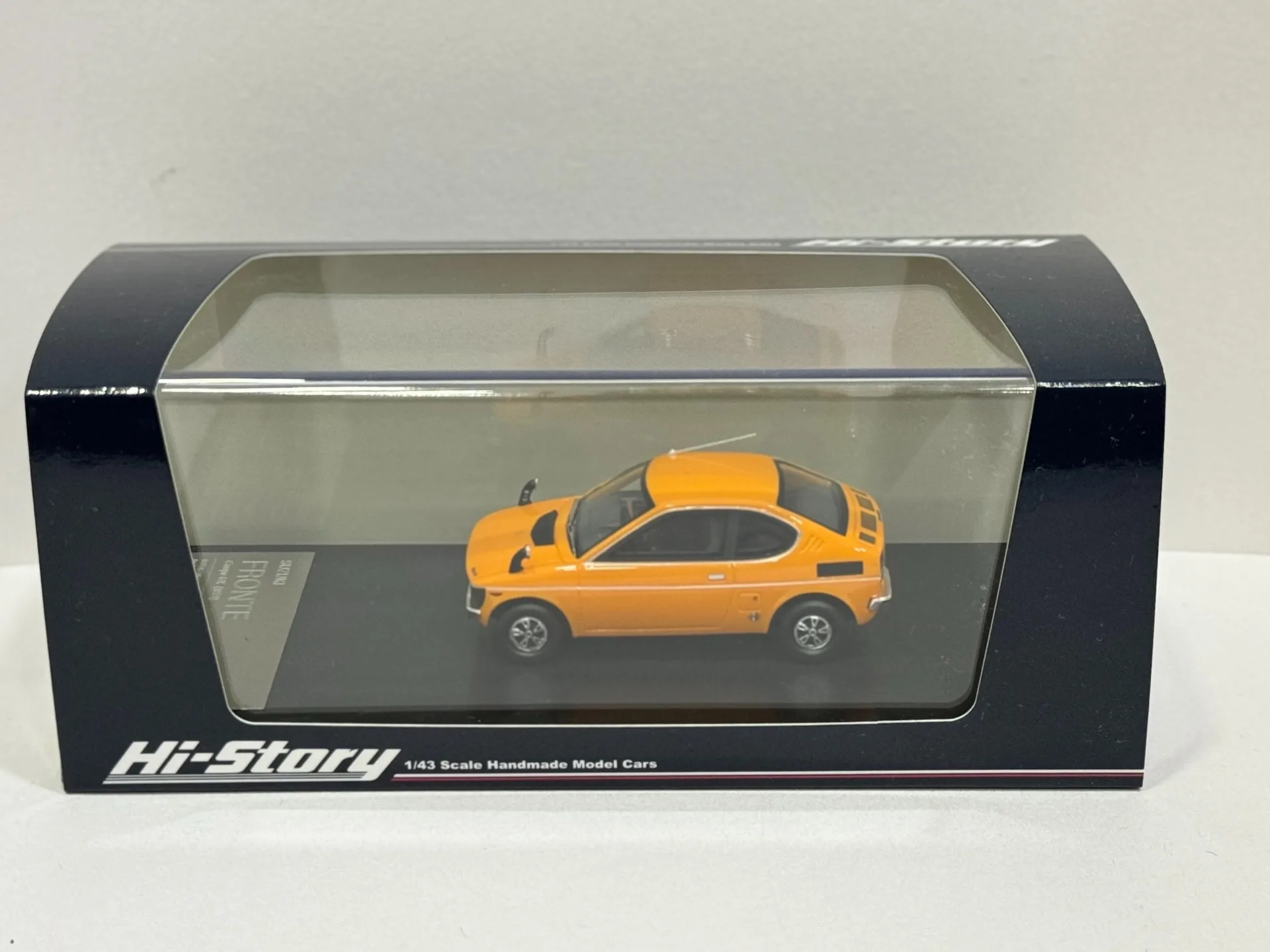 

Литая под давлением HI Story масштаб 1/33, модель автомобиля Suzuki Fronte из смолы, Коллекционная игрушка, подарок, сувенир, украшение для дисплея