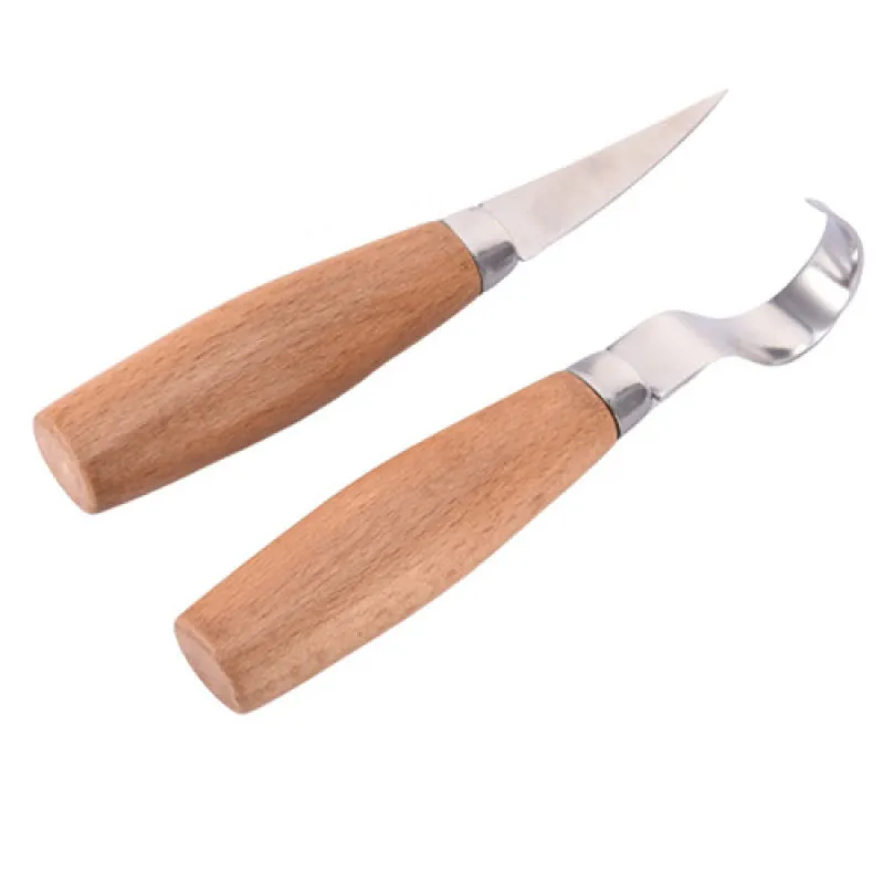 Wood Carving Knife Chisel Hook Knife Carving Tools Ergonomic Woodworking Spoon Durable Crooked Beginners Sculptural tools