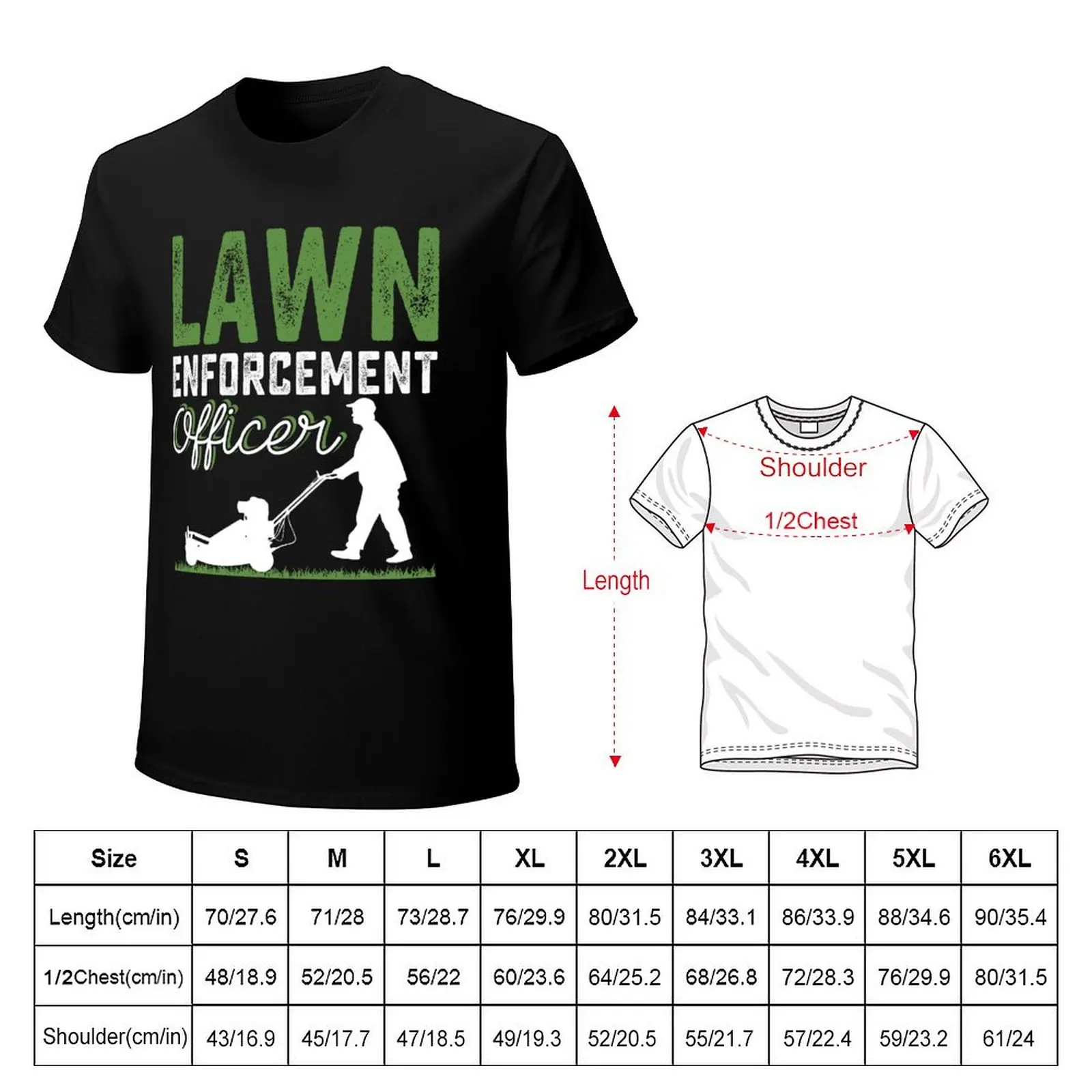 Grass Lawn Mower Dad Yard Work Gardening lawn enforcement office T-Shirt t shirt men 100% cotton luxury brand T-Shirt