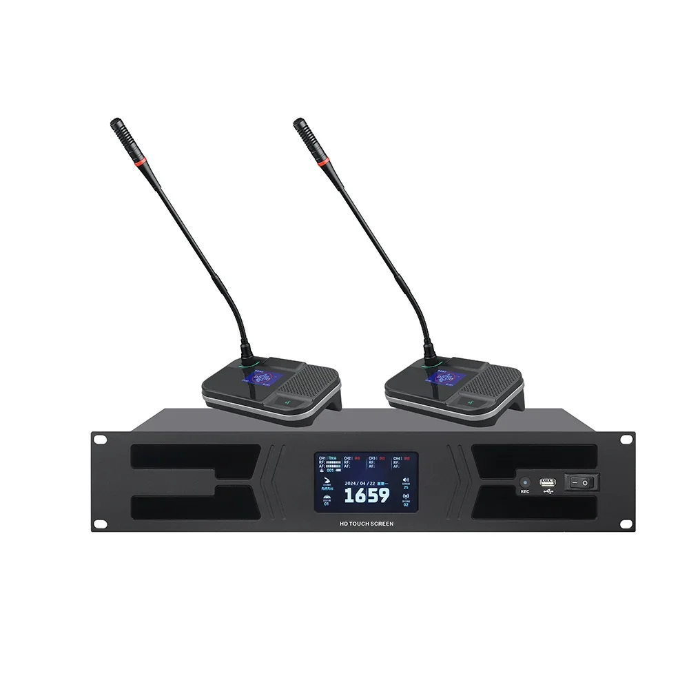 

VD1580 Wireless goose neck Audio Conference System with 256 Units for Conference Rooms with Voting Functionality