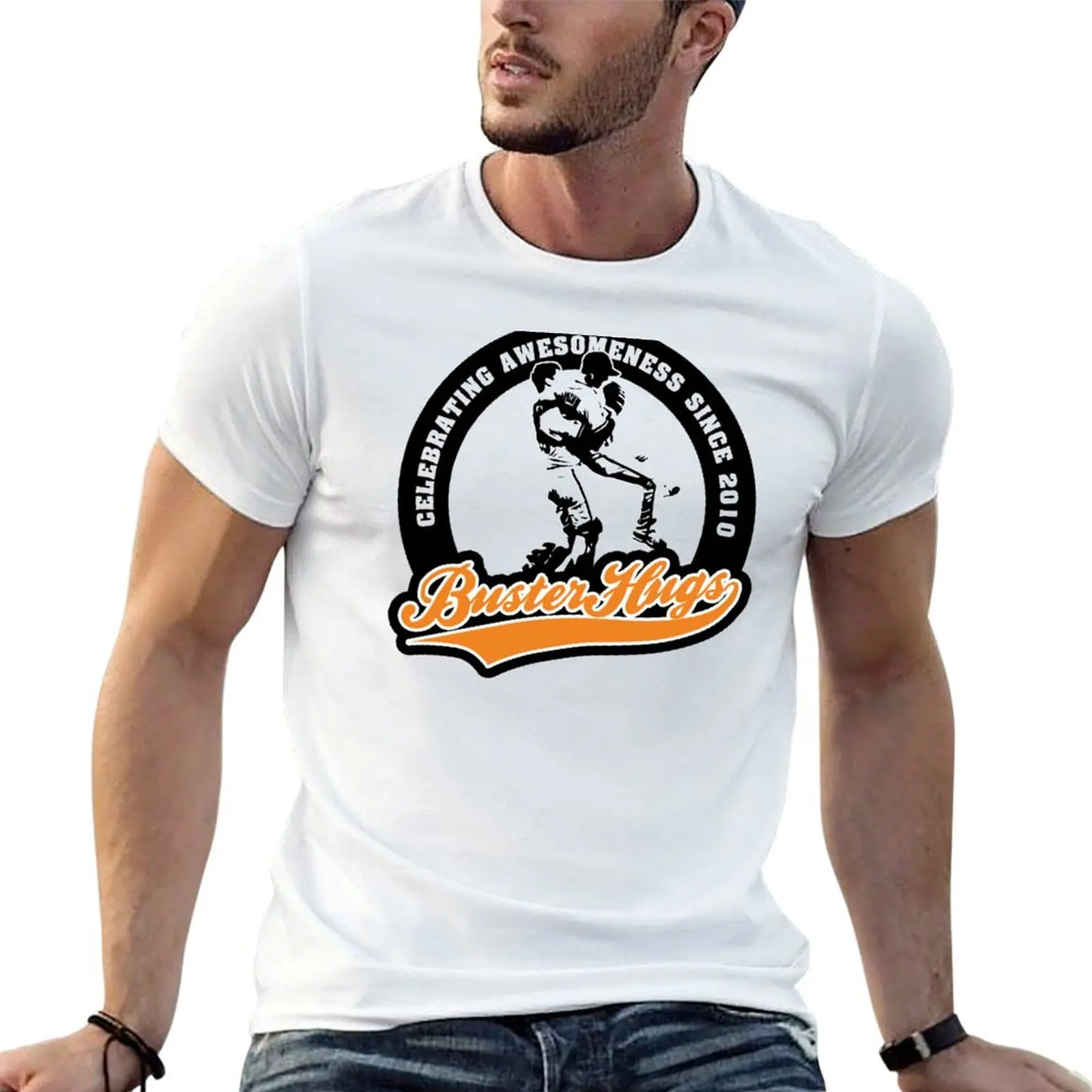 Buster Hugs T-Shirt man t shirt graphic man t shirt designer t shirts designer T-shirt