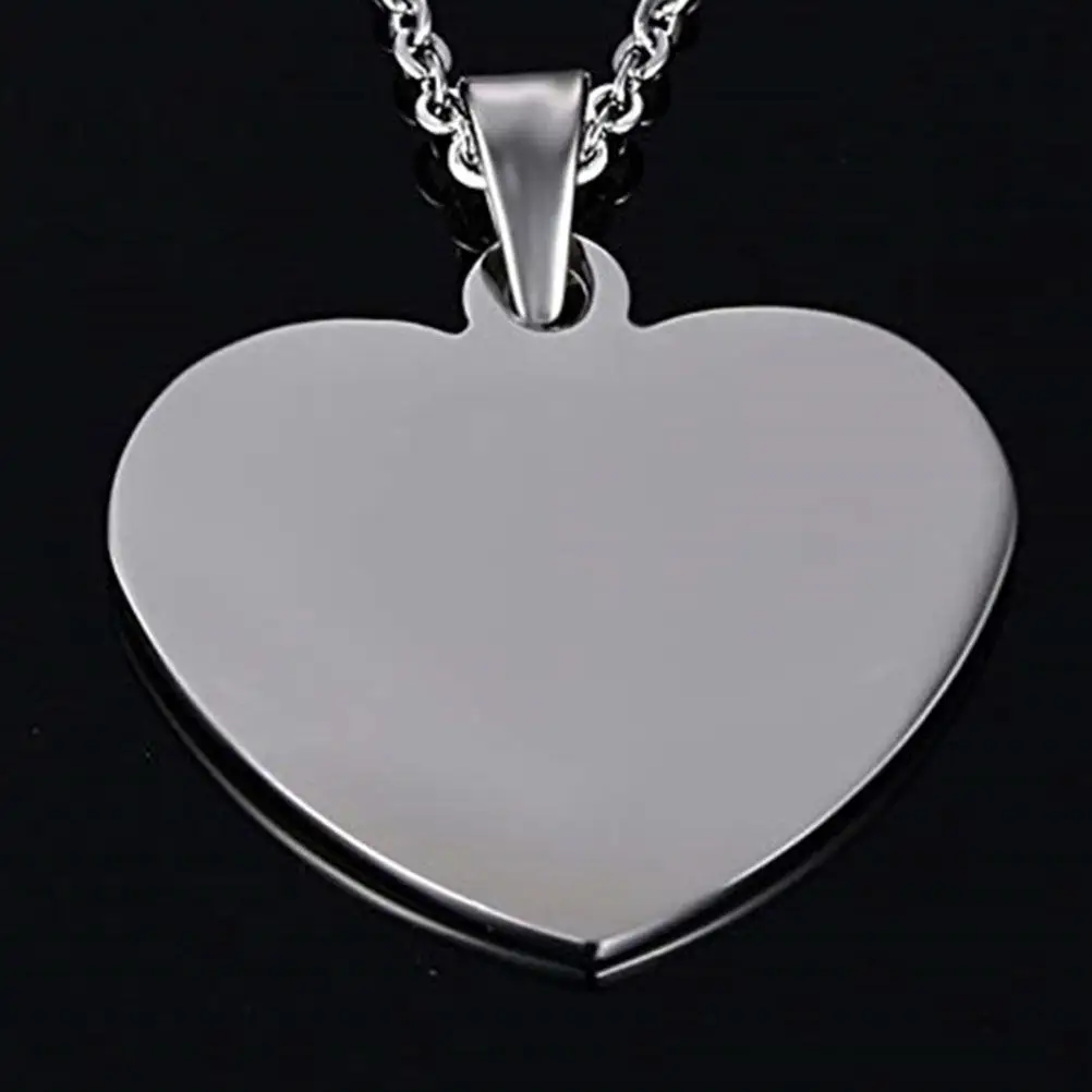 

6Pcs Stainless Steel Dog Tag Pendants Blank Stamping Tags DIY Jewelry Making Charms Engravable Hanging Tags for Necklace