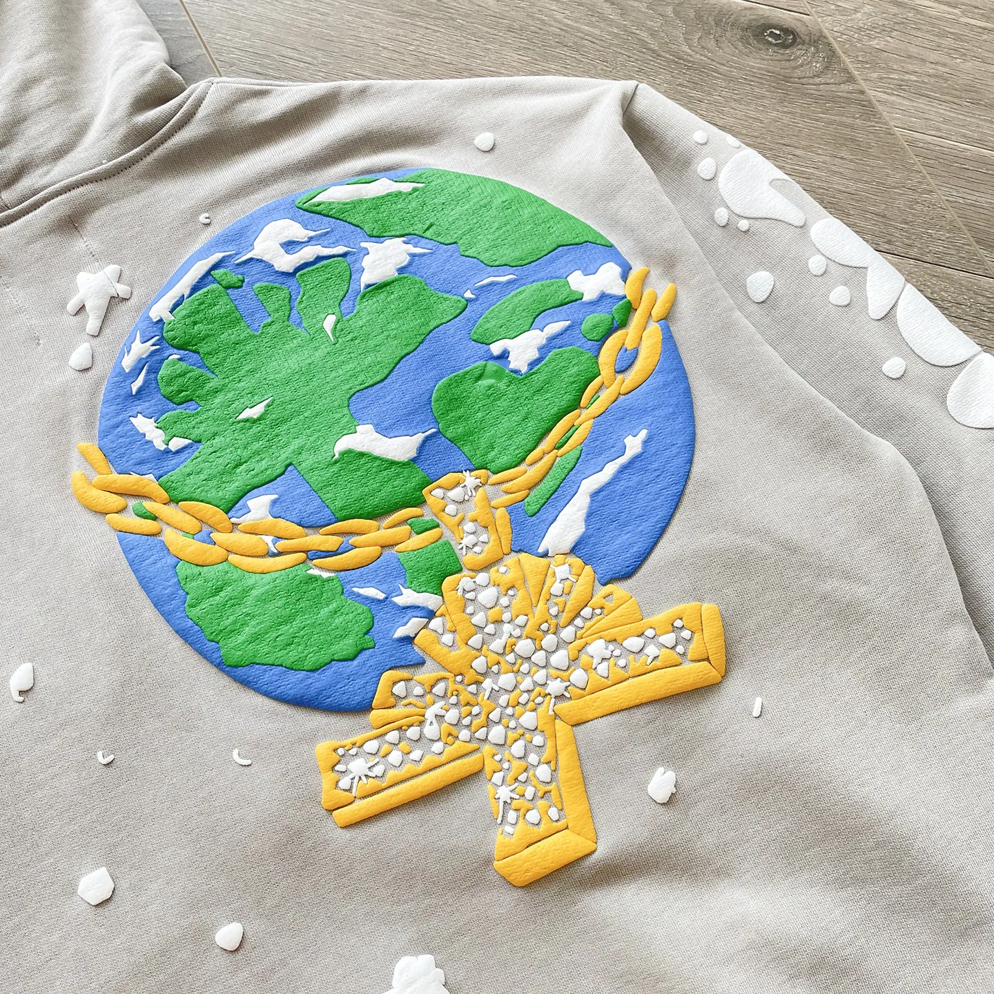 VERTABRAE Cosmic Zip Up Hoodie