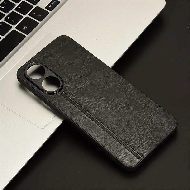 For OPPO A78 4G Case Cover Calfskin PU Leather PC Hard Phone Bag Cover For OPPO A78 OPPOA78 A 78 4G CPH2565 Case